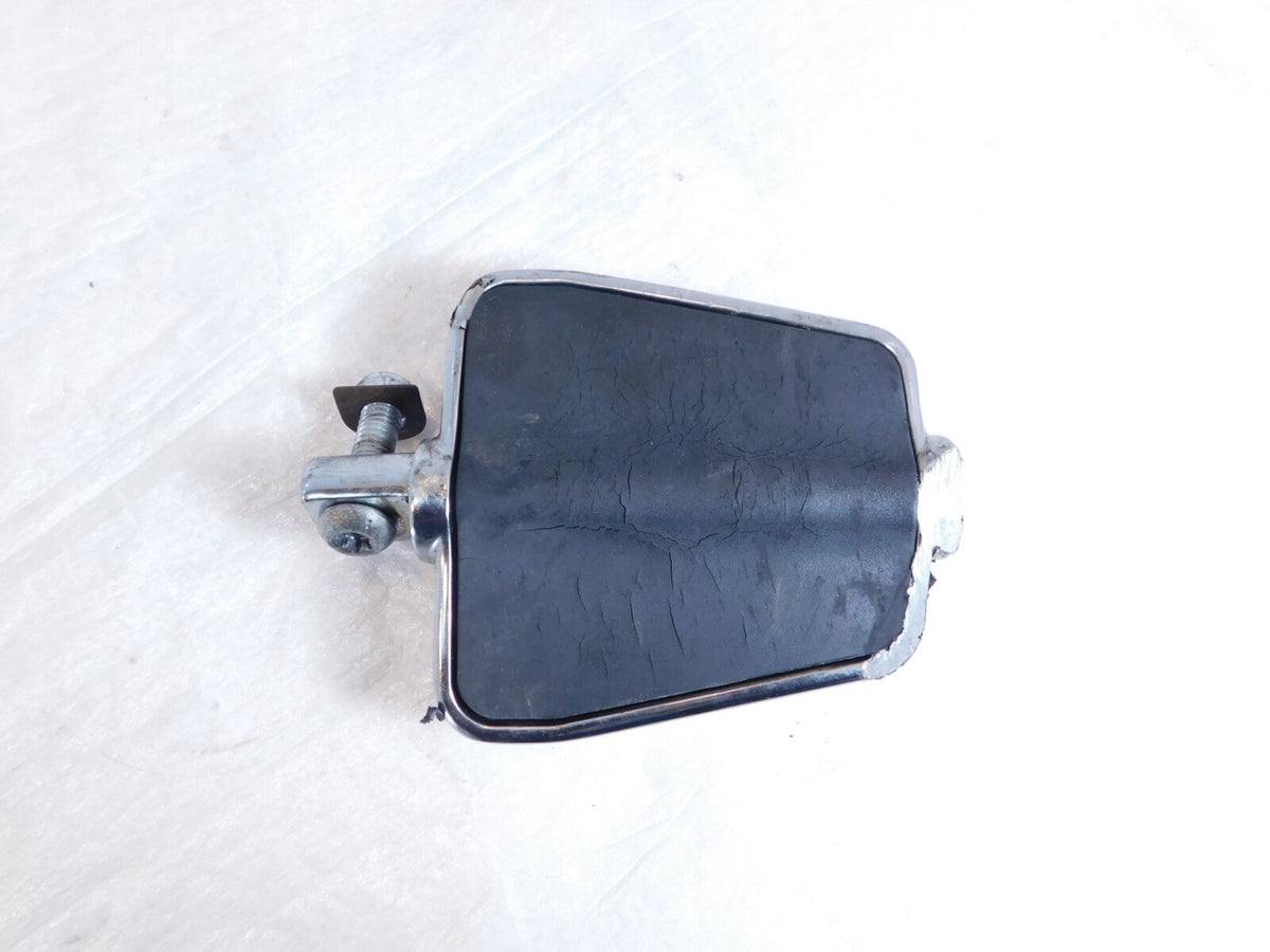 Harley FXR Dyna Sportster & Softail Chrome & Rubber Left Footpeg Footboard - C3 Cycle