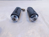 Harley Touring Dyna Sportster & Softail ISO Chrome & Rubber Footpeg Footrests - C3 Cycle