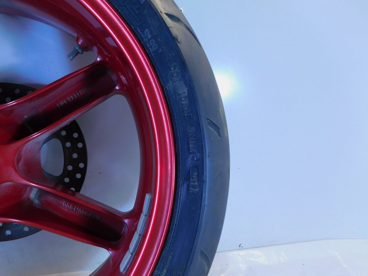 Buell XB9R XB12R Firebolt & Lightning & 1125 Red Mag Rear Wheel Rim & Tire - C3 Cycle