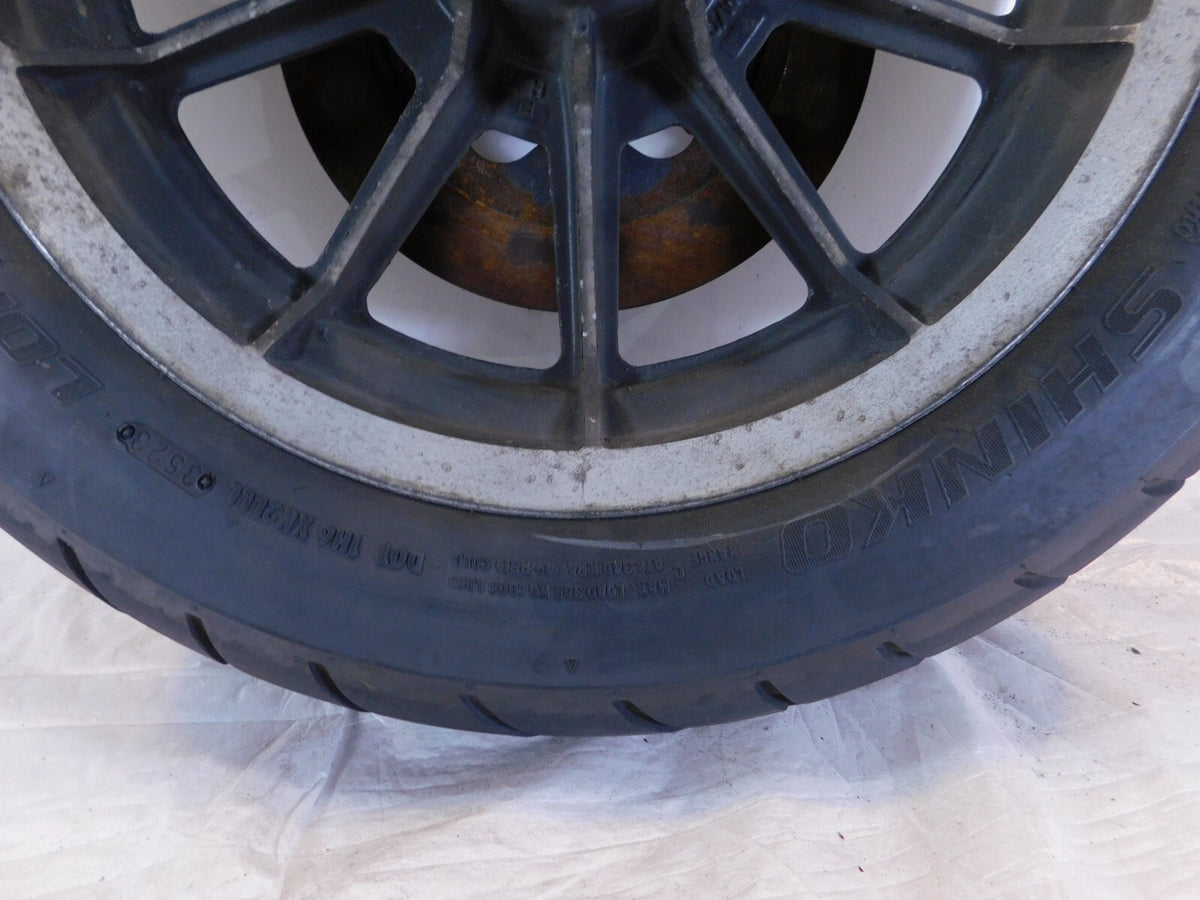 Harley Davidson EVO Electra Tour Glide Road King Black Cast Rear Tire Wheel Rim - C3 Cycle