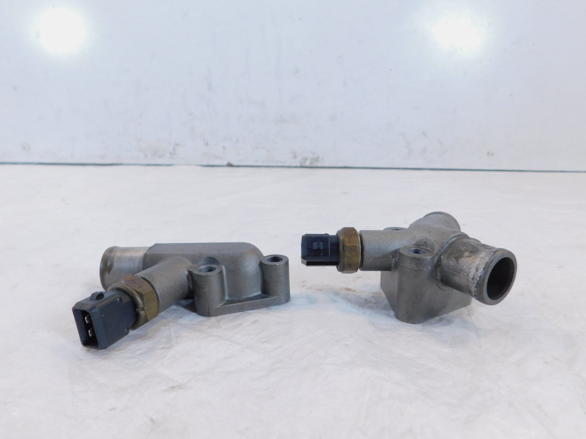 Ducati Sport Touring ST4 Cylinder Head Water Output Connectors w/ Temp Switches - C3 Cycle