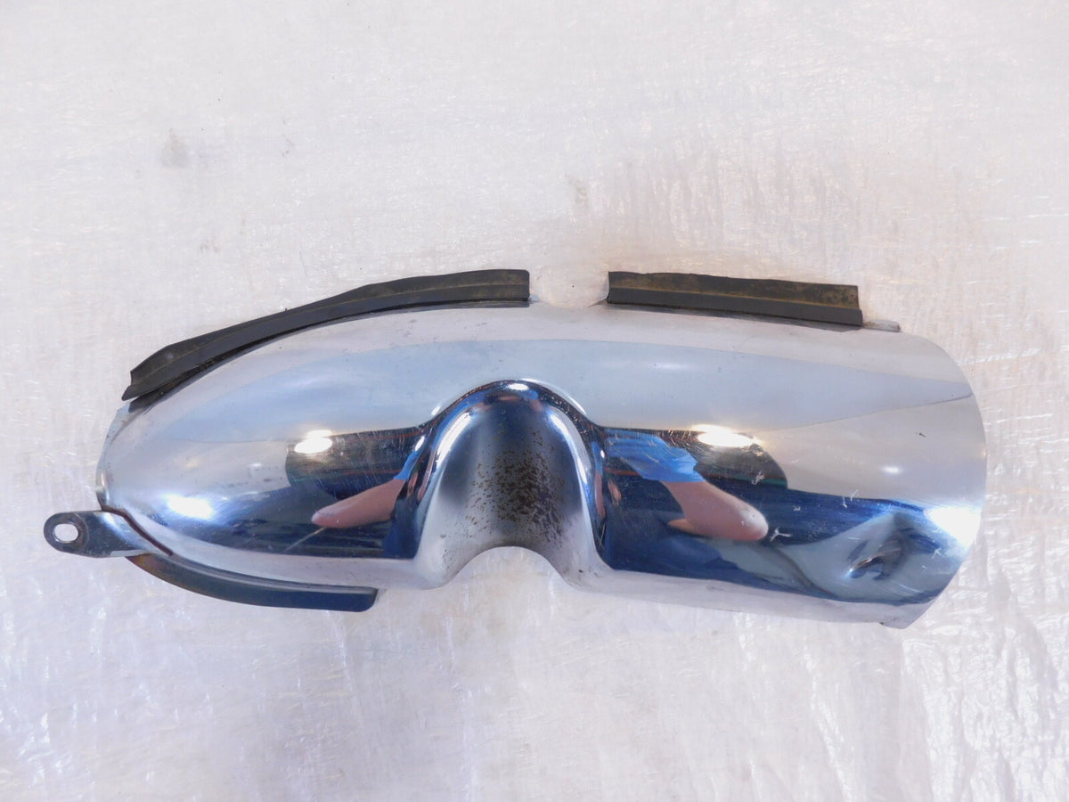 Honda GL1800 Goldwing 1800 Chrome Left Exhaust Header Pipe Muffler Shield Cover - C3 Cycle