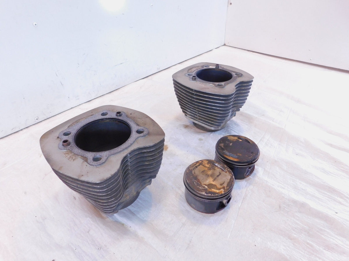 Harley Davidson Twin Cam Touring Dyna & Softail Engine Pistons & Black Cylinders - C3 Cycle