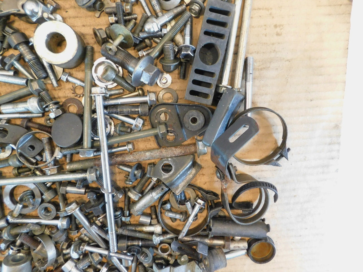 2000 00 Suzuki Intruder 800 VS800 Misc Nuts Bolts Bracket Hardware Parts Box Lot - C3 Cycle