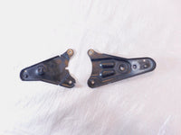 92-93 BMW K1100LT K1100RS Left/Right Footrest Foot Peg Mount Bracket Stay Plates - C3 Cycle