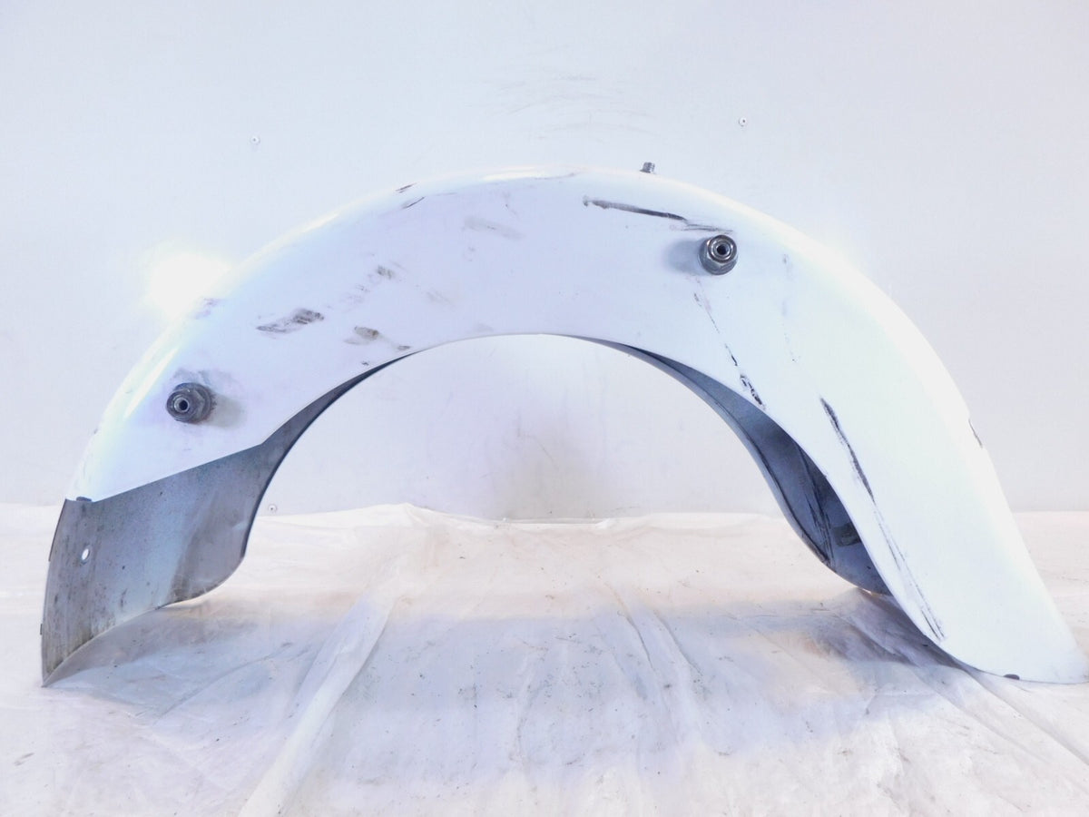 2002-2005 Harley Touring Road King Electra Glide White Rear Wheel Cover Fender - C3 Cycle