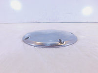Harley Davidson Twin Cam Dyna Softail Left Engine Chrome Derby Clutch Cover - C3 Cycle