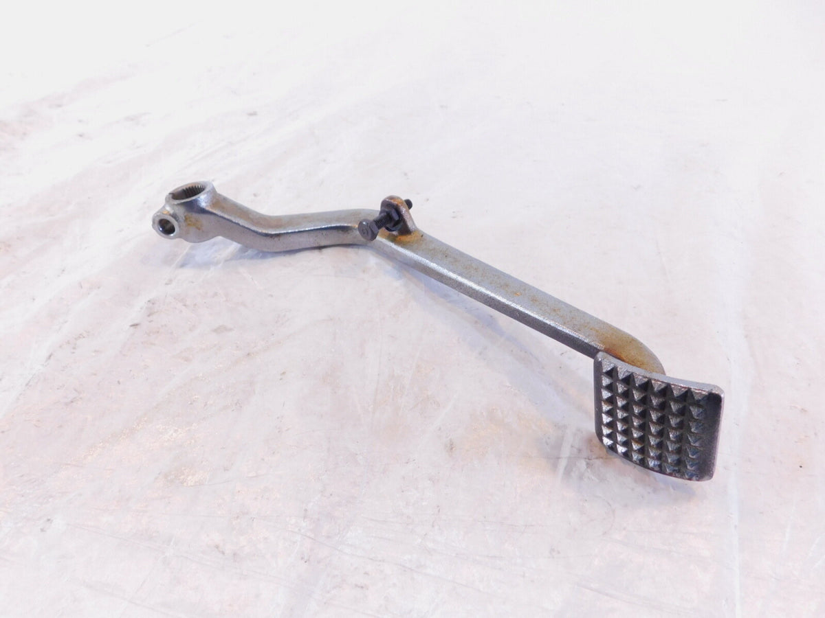 1983-1985 Honda CB650 CB650SC Nighthawk 650 Silver Rear Foot Brake Pedal Lever - C3 Cycle