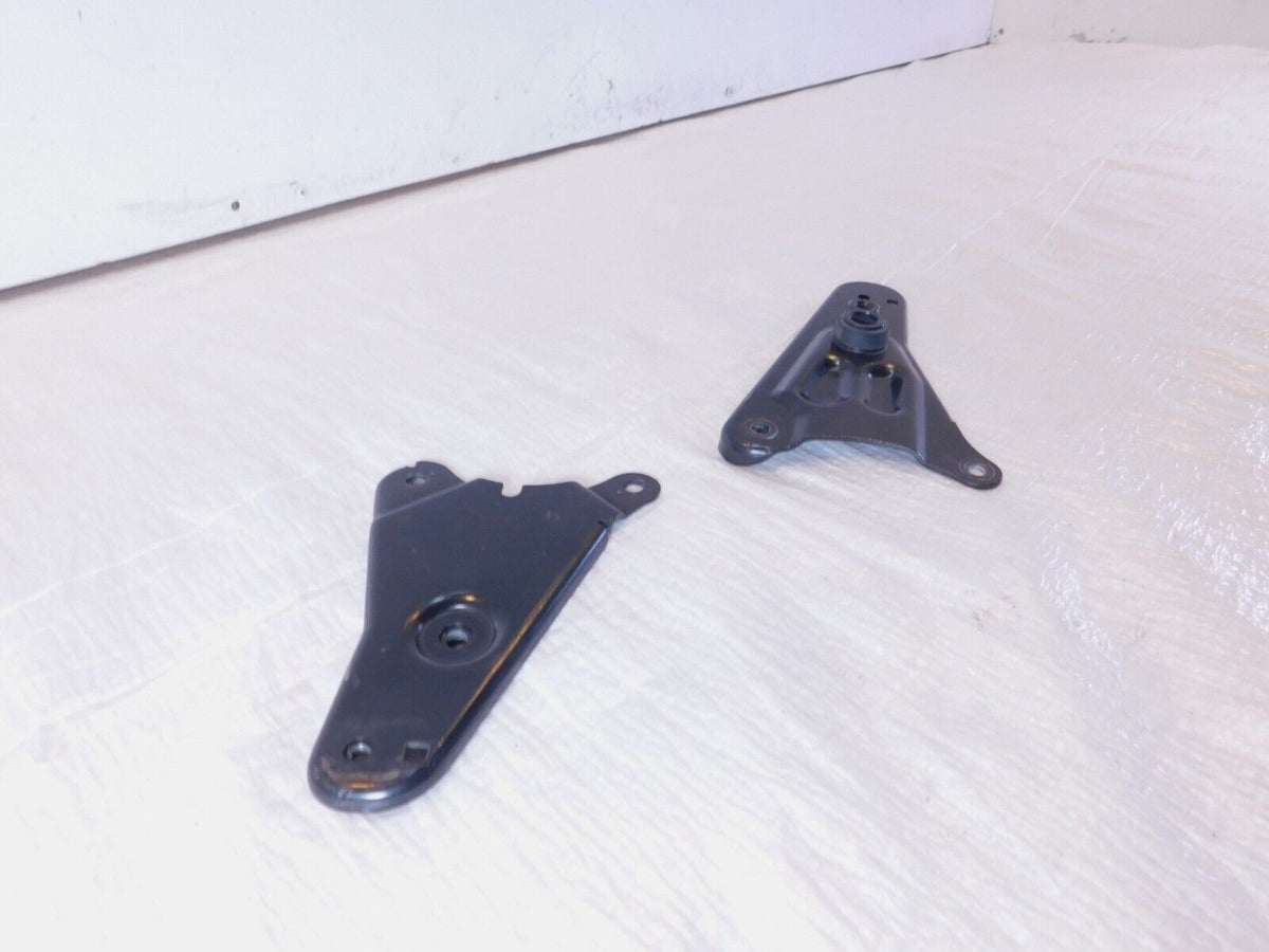 92-93 BMW K1100LT K1100RS Left/Right Footrest Foot Peg Mount Bracket Stay Plates - C3 Cycle