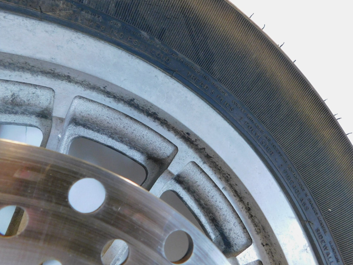 1996-1999 Harley Sportster 883 & 1200 Silver Cast Rear Wheel Rim 13 Spoke - C3 Cycle