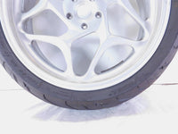 2006-2013 BMW F800ST Silver Cast Rear Wheel Rim & Tire - 17x5.5" - 36317684724 - C3 Cycle