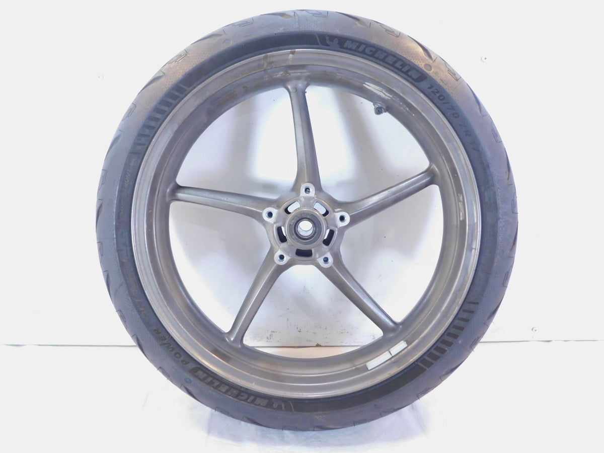 Triumph Street Triple 675 Daytona 675R SE Gray Graphite Cast Front Wheel Rim - C3 Cycle