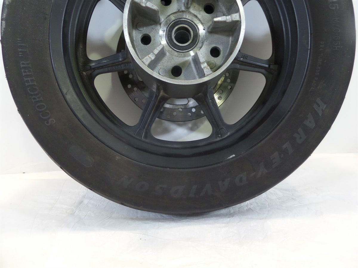 2015-2018 Harley Davidson Street XG500 500 Black Rear Wheel Rim Tire - C3 Cycle