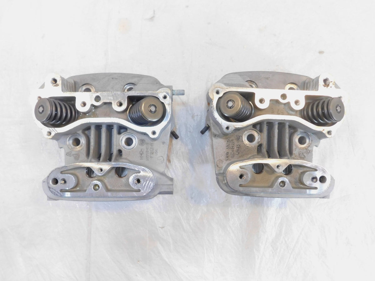Harley Davidson Sportster 883 Hugger & Custom Silver Cylinder Heads w/ Valves - C3 Cycle