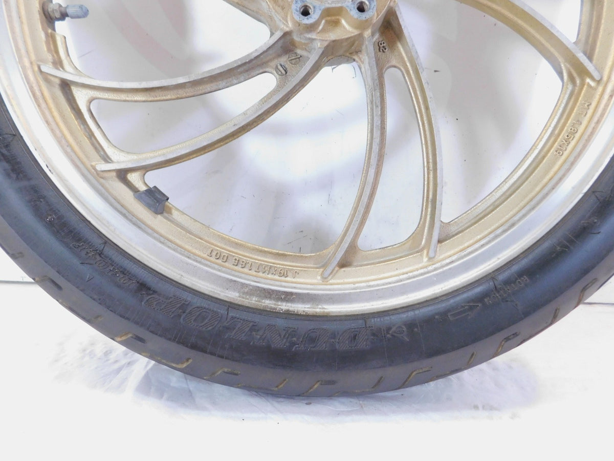 1980-1983 Yamaha XJ750 XJ750J Maxim 750 Gold Cast Front Mag Wheel Rim - C3 Cycle