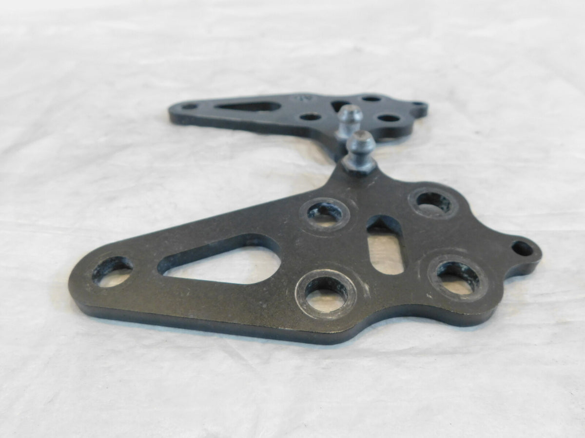 Pair Black 2008-2016 Polaris Victory Vision Engine Motor Mount Rear Brackets - C3 Cycle