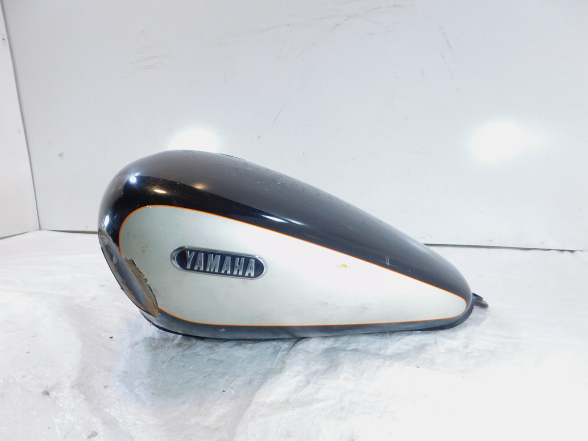 1986-97 Yamaha Virago 700 750 XV700 XV750 Black Gas Petrol Fuel Tank -Dents - C3 Cycle