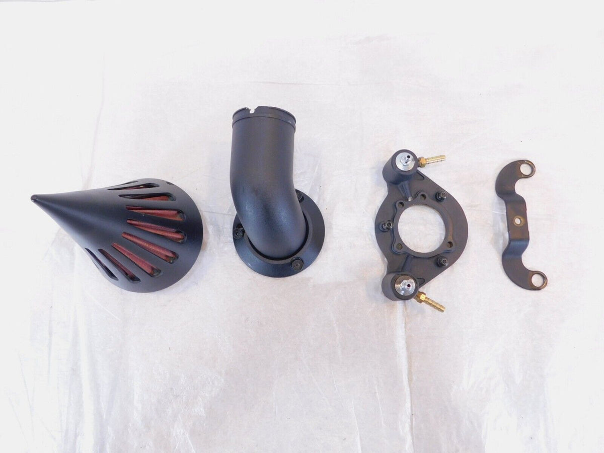 Harley Davidson Sportster 883 & 1200 Black Spike Cone Air Intake Cleaner Filter - C3 Cycle