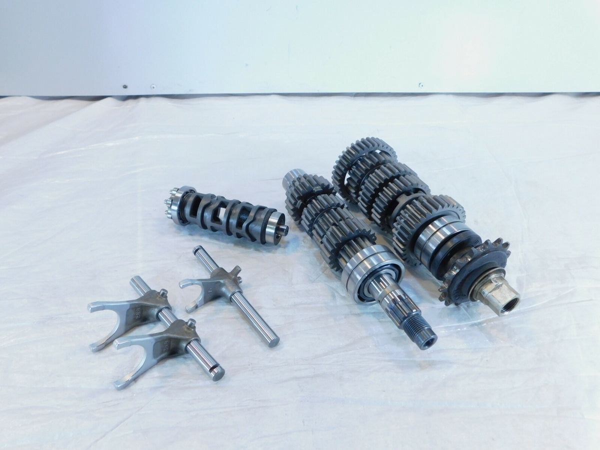 2005 & 2006 Kawasaki ZR750 Z750S Z750 Transmission Gears & Shifter Drum w/ Forks - C3 Cycle