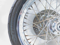 Harley Softail Night Train Deuce Dyna Wide Glide 19" Laced Front Wheel Rim -Bent - C3 Cycle