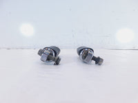 Harley Touring FXR Dyna Sportster & Softail Chrome & Rubber Footpegs Footrests - C3 Cycle