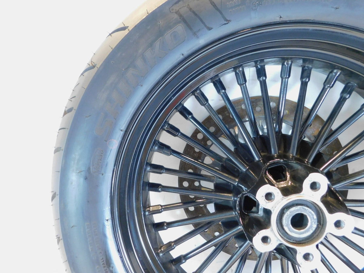 2003-2005 Harley Davidson Softail Night Train Black Laced Rear Wheel Rim - C3 Cycle