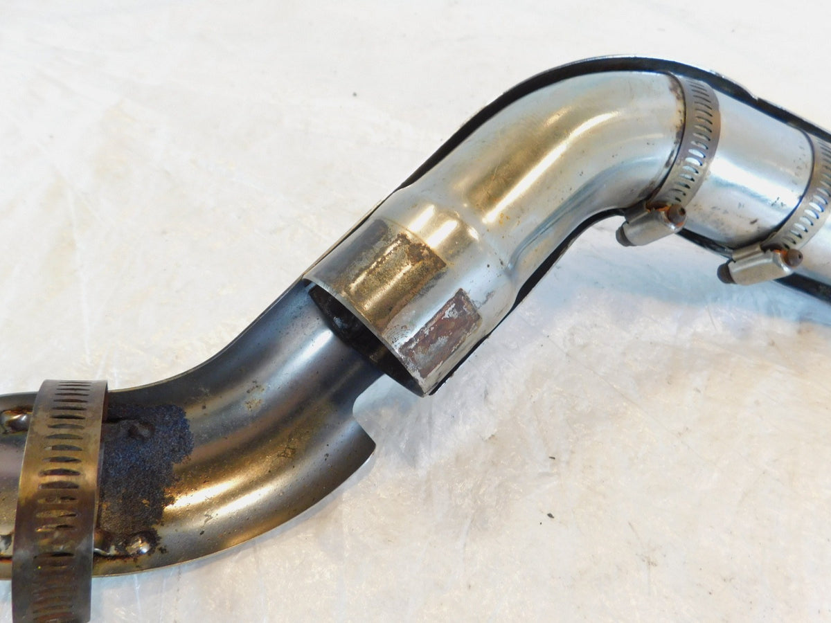 Harley Davidson Road King Electra Glide Left Rear Exhaust Header Pipe & Shields - C3 Cycle