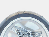 2001 2002 2003 2004 2005 BMW F650CS Silver Rear Wheel Rim & Tire - 36317681009 - C3 Cycle