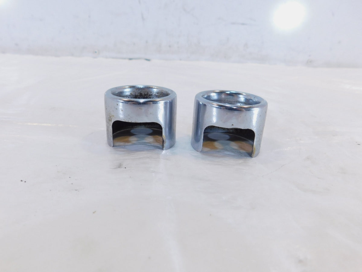 Harley Davidson Sportster 883 & 1200 Chrome Rear Shock Absorber Top Bolt Covers - C3 Cycle