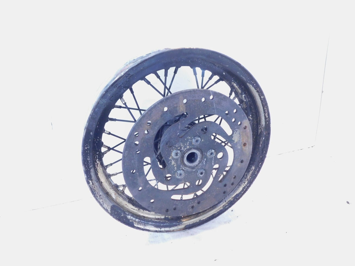 Harley Davidson Softail Heritage Classic Deluxe Chrome Laced Rear Wheel Rim Bent - C3 Cycle