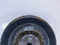 Harley Davidson Sportster 883 & 1200 Laced Rear Wheel Rim & Tire & Rotor - Bent - C3 Cycle