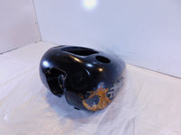 10-17 Harley Davidson Dyna Wide Glide & Street Bob Black Fuel Gas Tank - DENTED - C3 Cycle