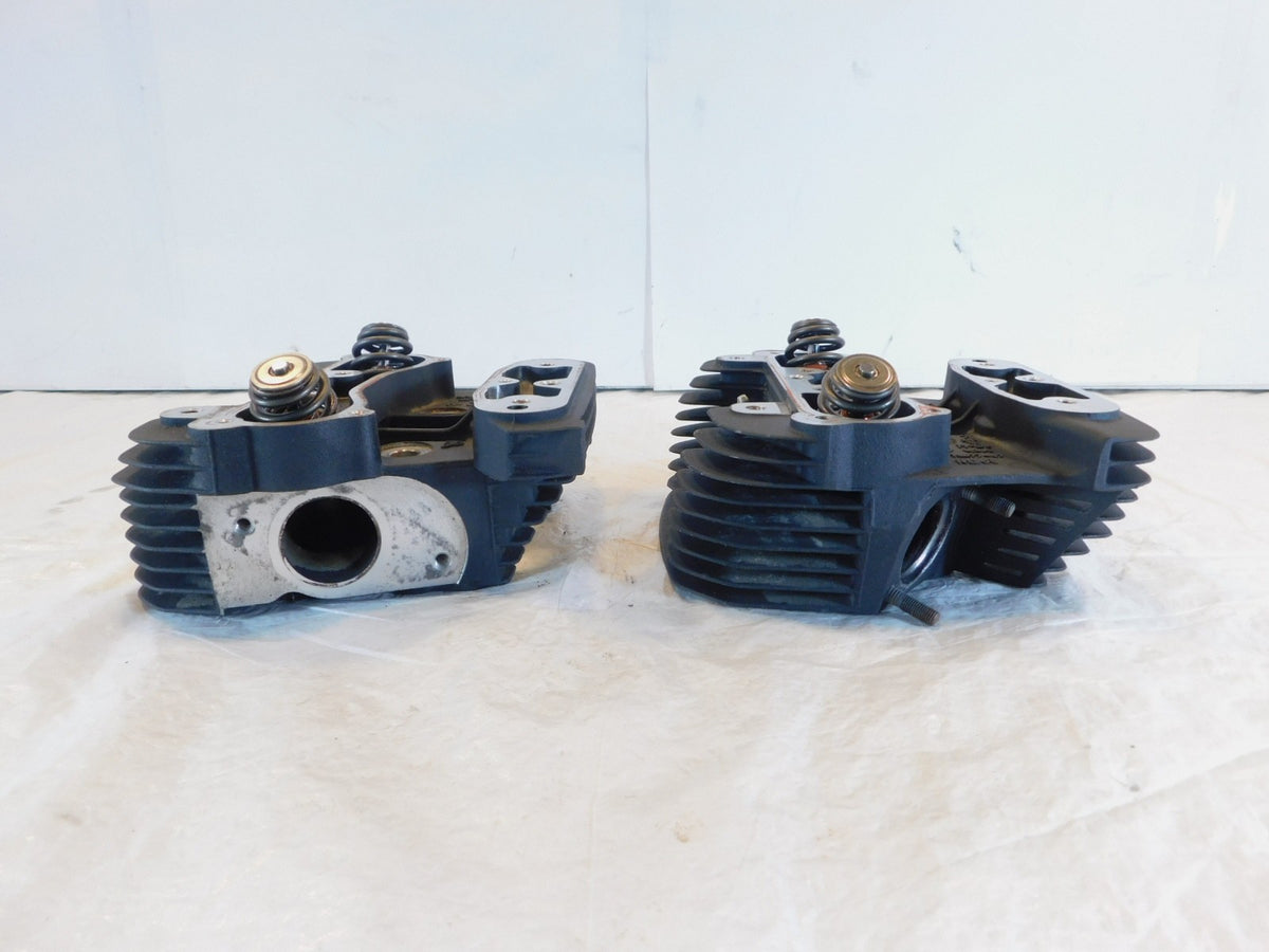 2009-2010 Buell XB XB12 Firebolt Lighting Ulysses Black Cylinder Heads w/ Valves - C3 Cycle