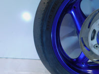 2001-2002 Buell M2 Cyclone S3 Thunderbolt & X1 Lightning Blue Rear Wheel Rim - C3 Cycle