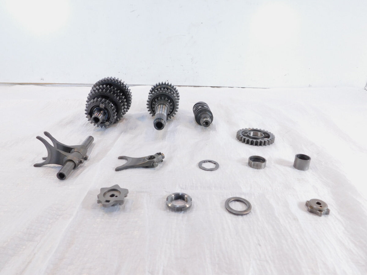 1986 86 Honda VT700 VT700C Shadow 700 Transmission Gears Shafts & Shift Forks - C3 Cycle