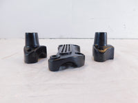 Harley Davidson Sportster 883 & 1200 & Dyna Black Handlebar Bar Riser Clamps