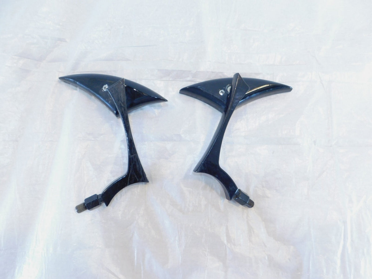 Honda Shadow 1100 VT1100 VT1100C Spirit & Sabre Black Rear View Mirrors - C3 Cycle
