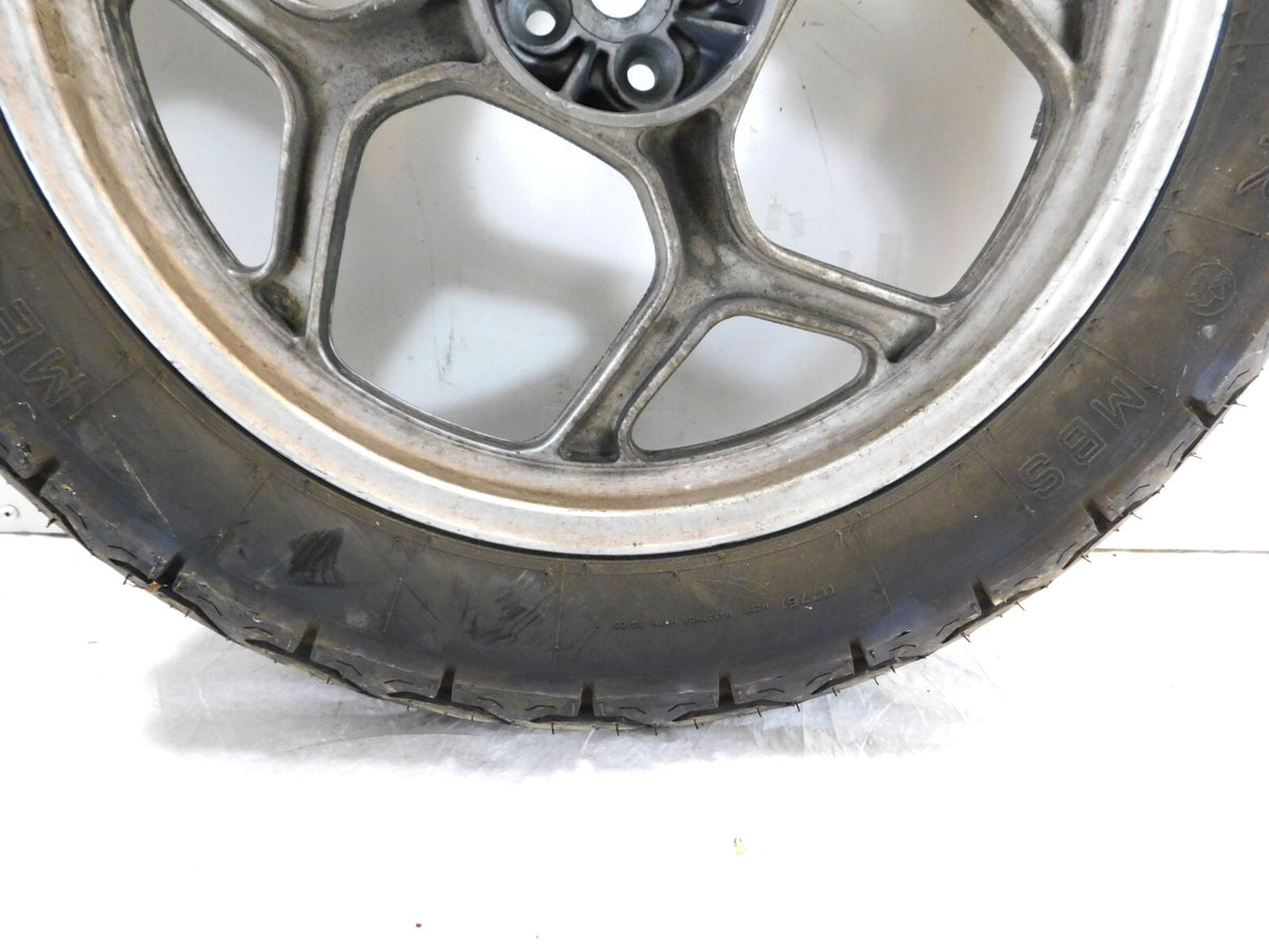 BMW K75 K75S K75RT K75T & K100 K100LT K100RS Silver Cast Rear Wheel Rim 2.75x17" - C3 Cycle