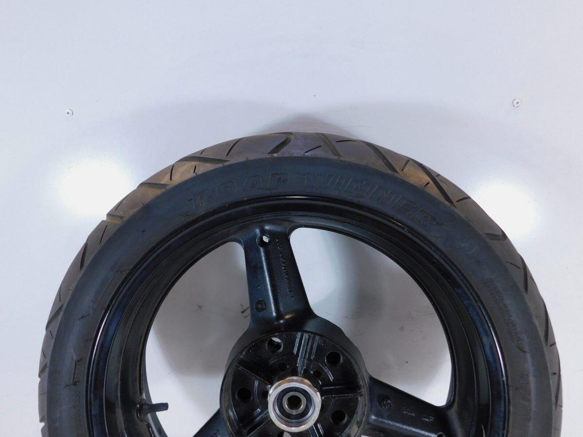 Suzuki GW250 Inazuma 250 L3 L4 L5 L7 Black Rear 3 Spoke Wheel Rim & Tire 17"x4" - C3 Cycle