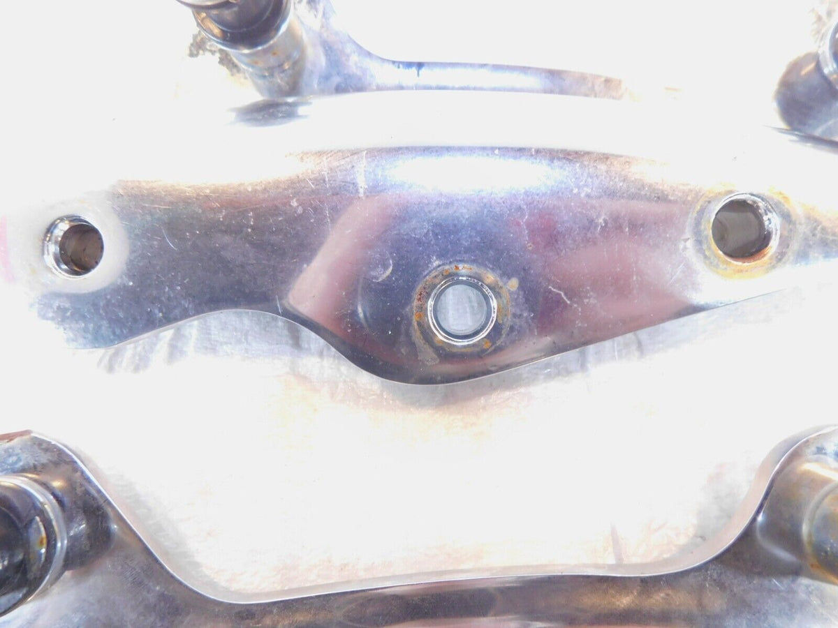 Harley Davidson Road King & Street Glide Chrome Detachable Sissybar Mount Plates - C3 Cycle