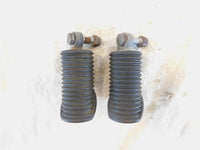 Harley Davidson FXR Dyna Sportster & Softail Black Rubber Footpegs Footrests - C3 Cycle