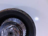 BENT Harley Davidson Dyna Super Glide & Low Rider Laced Rear Wheel Rim & Tire - C3 Cycle