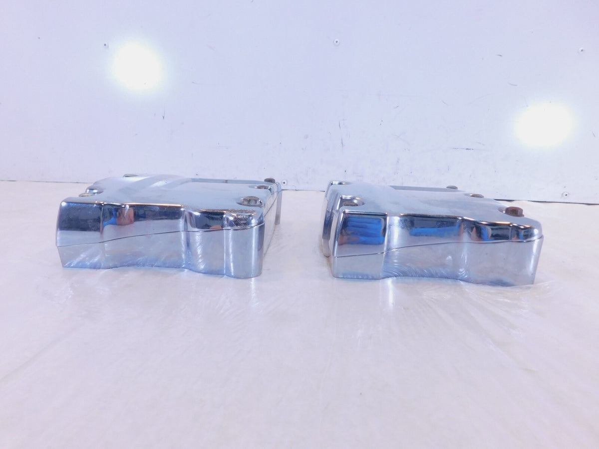 Harley Road King Dyna & Softail Chrome Cylinder Head Top Rocker Boxes & Arms - C3 Cycle