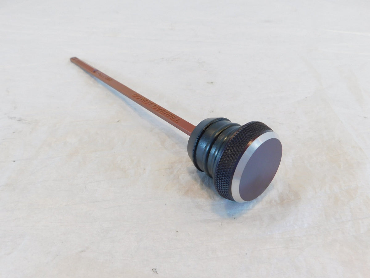 Harley Davidson Dyna Wide Super Glide Low Rider Black Engine Oil Level Dipstick - C3 Cycle