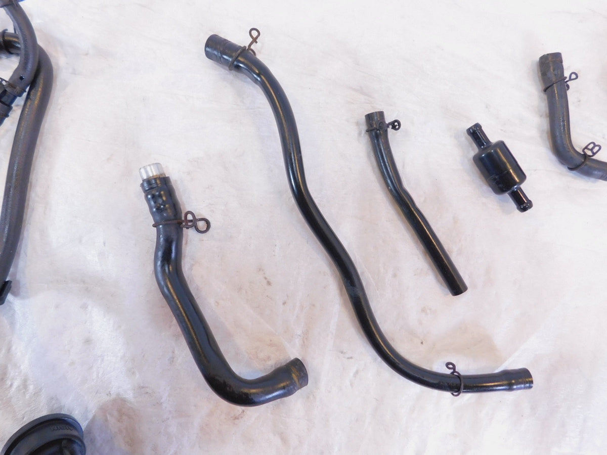 1981 81 Yamaha XV750 Misc Engine Motor Oil Coolant & Air Hose Line Pipe Box Lot - C3 Cycle