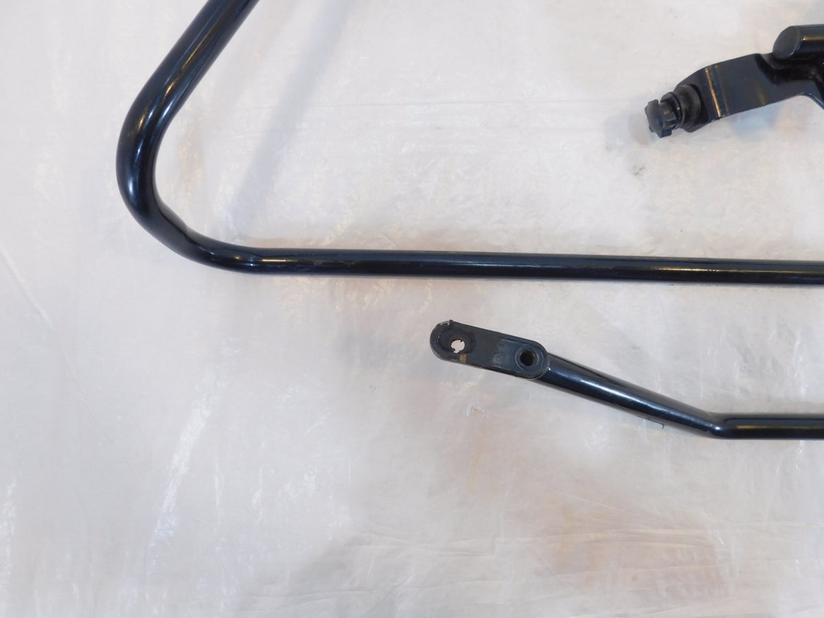 18-22 Harley Davidson Softail Slim & Street Bob Black Saddlebag Mount Brackets - C3 Cycle