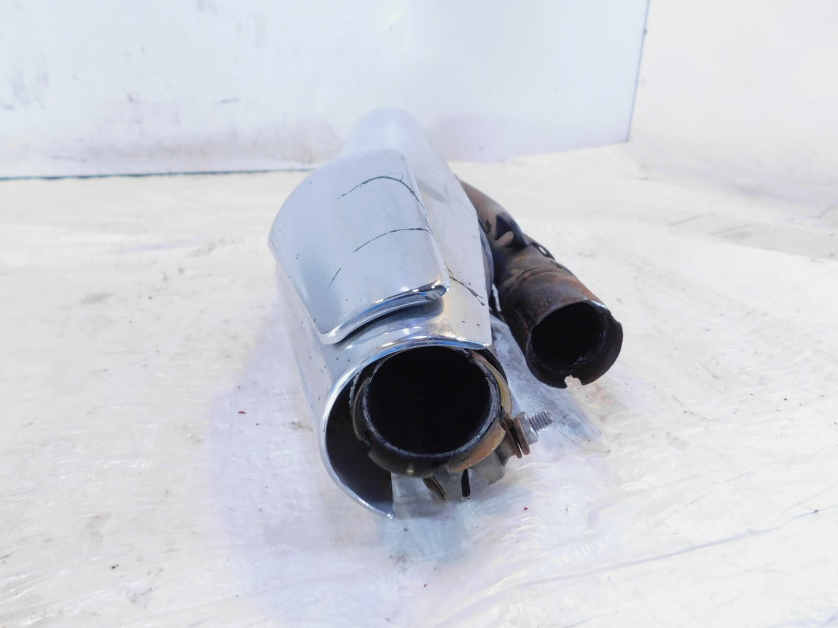 Honda VTX1800 VTX1800F VTX1800N Chrome Lower Left Exhaust Header Pipe Muffler - C3 Cycle