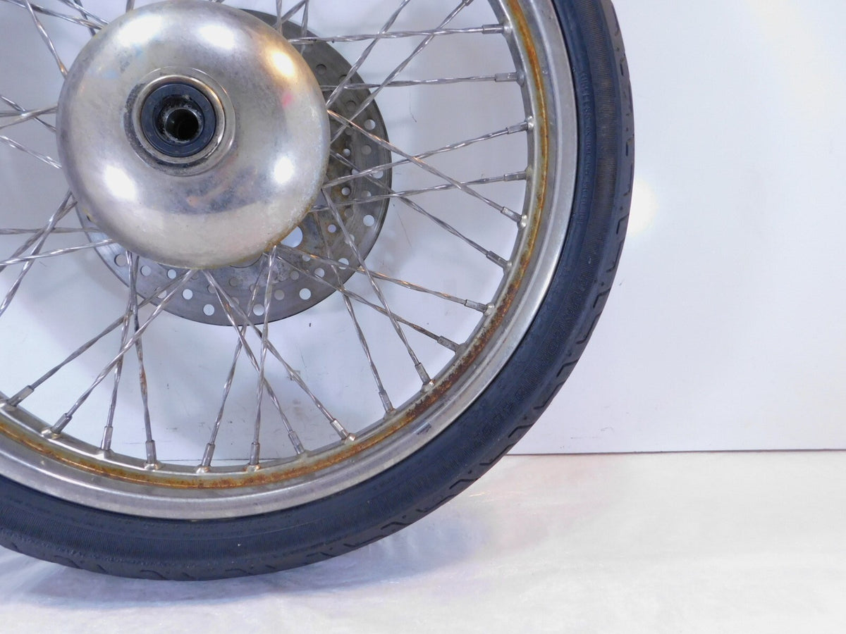 Harley Davidson Softail & Dyna Wide Glide Chrome 21" Front Wheel Rim & Rotor - C3 Cycle