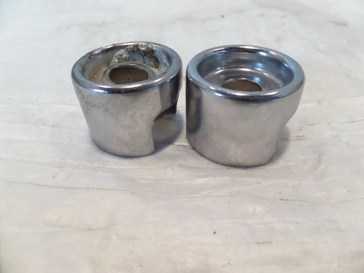 Harley Davidson Sportster 883 & 1200 Rear Shock Absorber Upper Mount Bolt Covers - C3 Cycle
