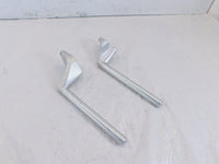 Pair Ducati Sport Touring ST2 & ST4 Silver Front Left/Right Clip-on Handlebars - C3 Cycle